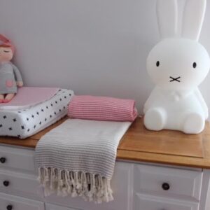 kadife towel pink and grey bedroom